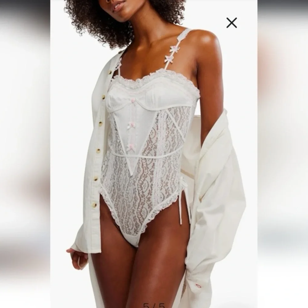 Free People Sweet Cheeks Thong Bodysuit‎